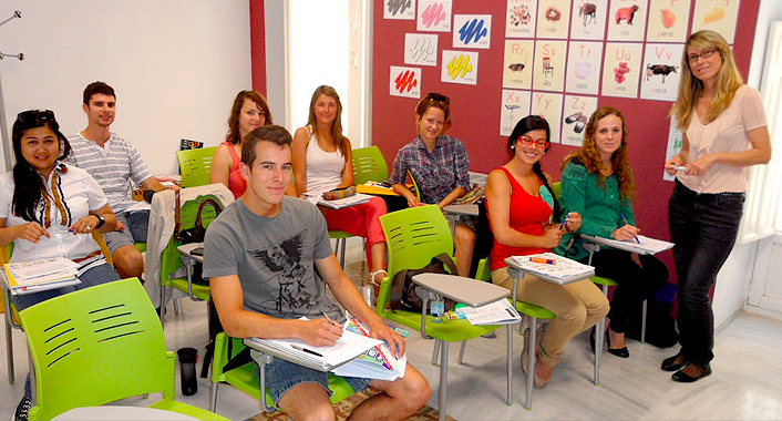 스페인어 어학코스 학생들